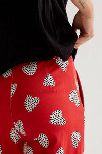 Compania Fantastica Harmony Print Pants in red - women's pants - view 4