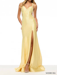 Sherri Hill - Criss Cross Back Hot Fix Dress