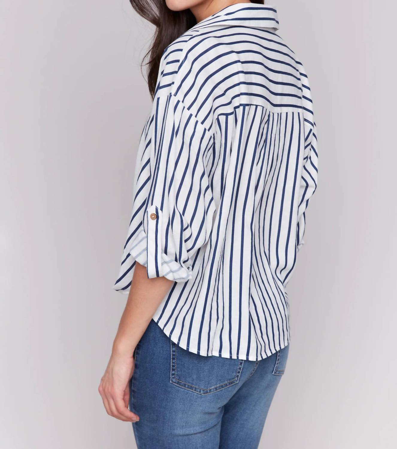 Charlie B - Front Twist Blouse