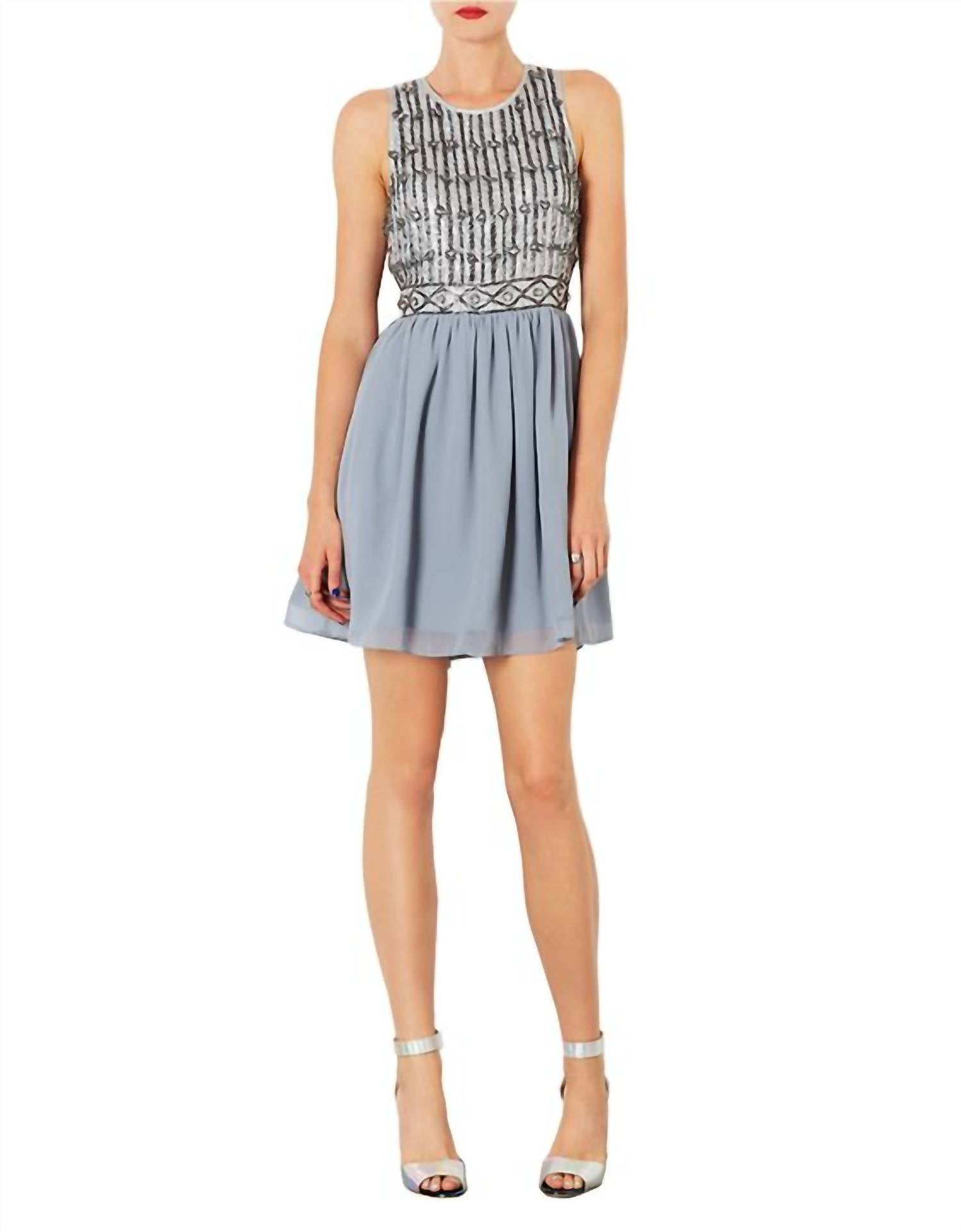 Topshop - Embellished Bodice Cocktail Dress