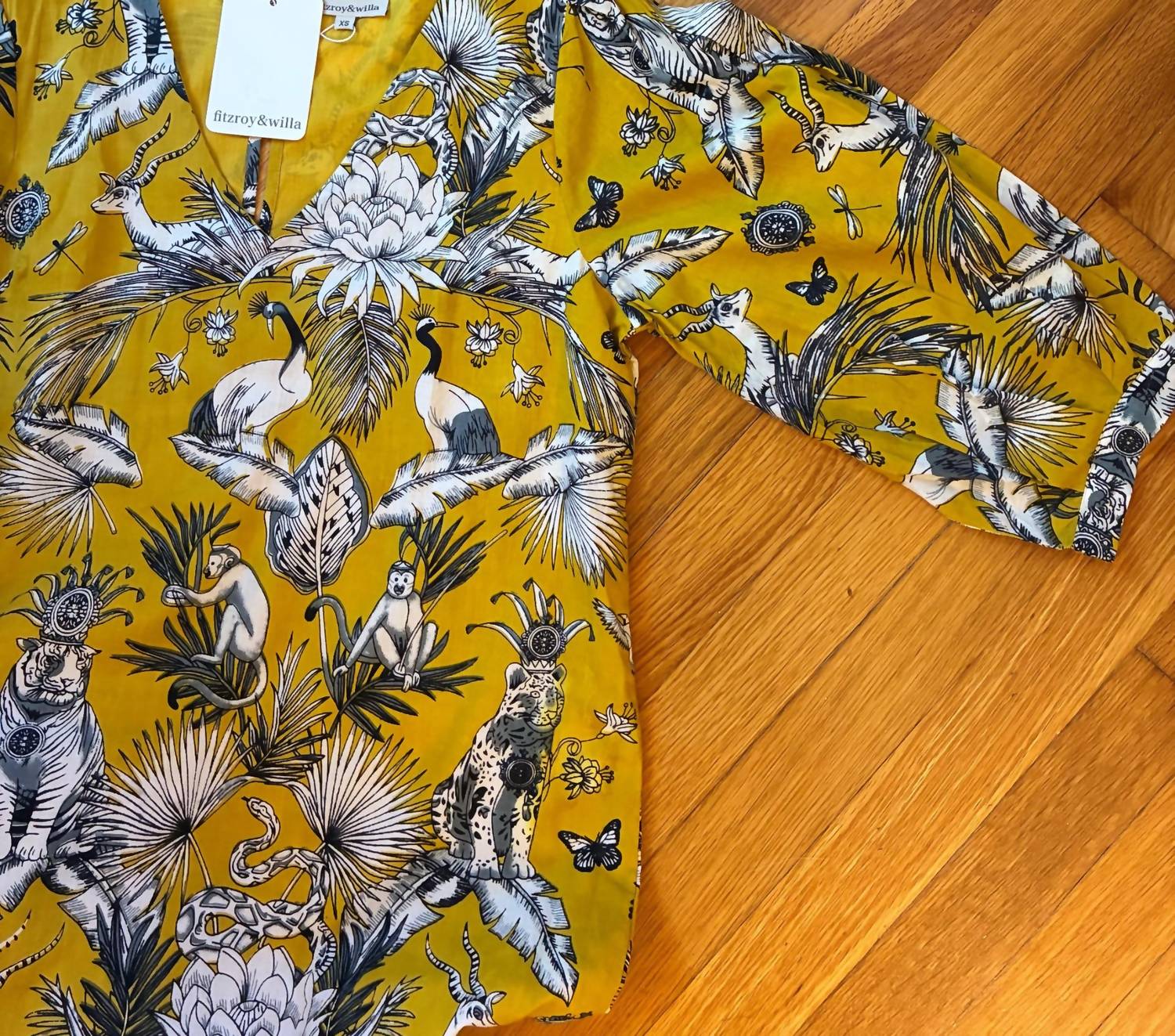Fitzroy & Willa - Women's Casey Royal Tiger Dress