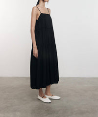 Enza Costa - Cool Cotton Strappy Tiered Dress