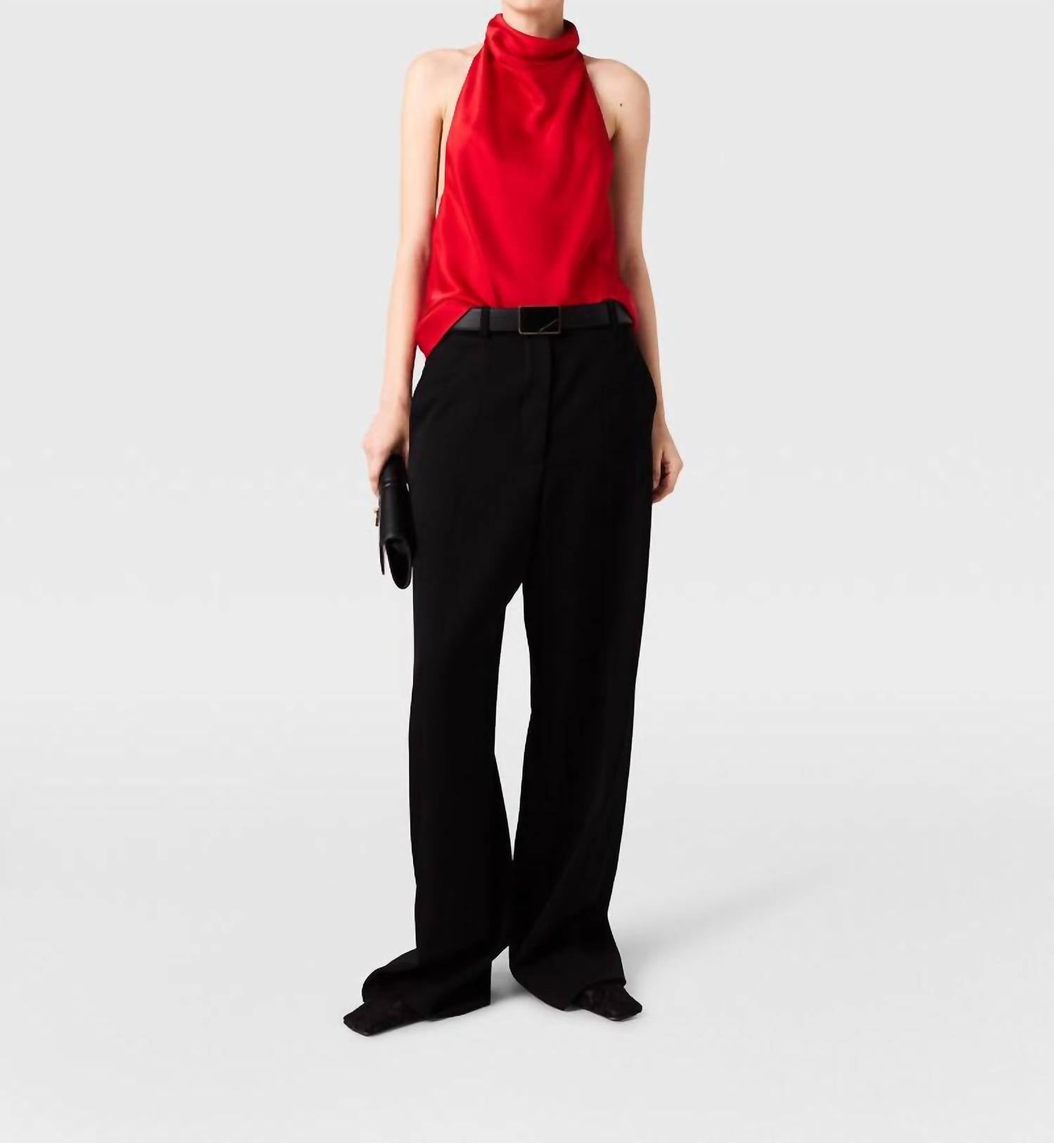 Stella Mccartney - Satin Halterneck Top