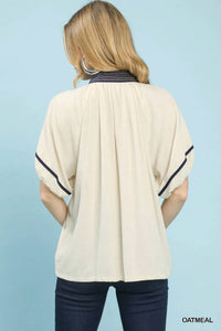 Umgee - Midnight Contrast Top