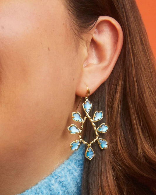 Kendra Scott - Women's Camry Gold Open Frame Earrings