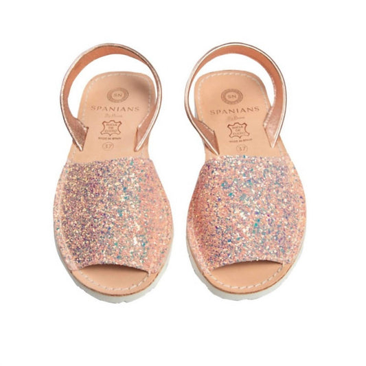 Numa By Spanians - Women's Glitter Avarca Sandals