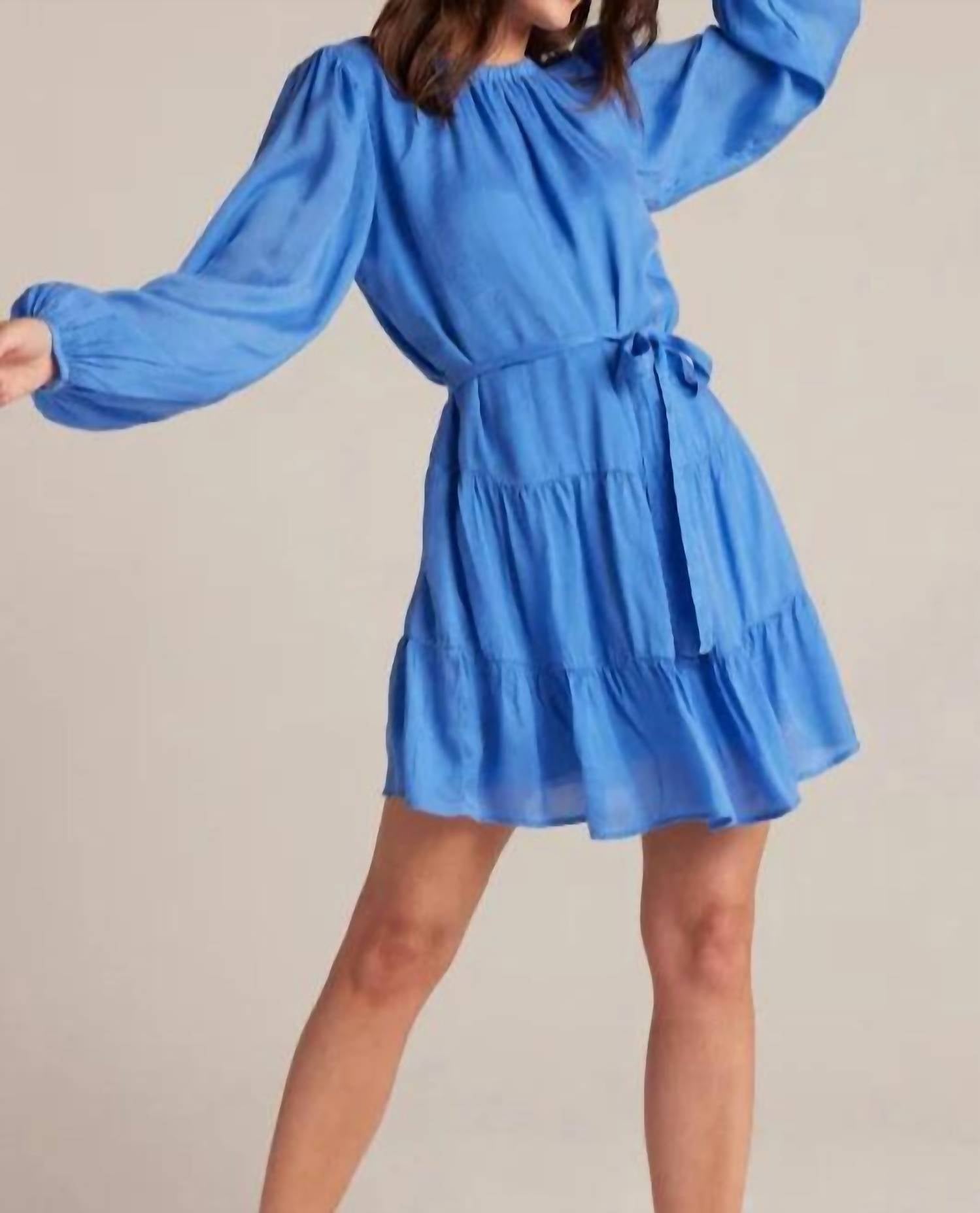 Bella Dahl - Tiered Pacific Print Mini Dress