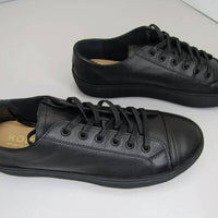 Koio Men's Tivoli Casual Tennis Sneakers in black - men's sneaker - alternate view