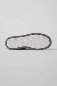 ALO YOGA Men's Recovery Mode Leather Sneakers in gray white - men's sneaker - view 4