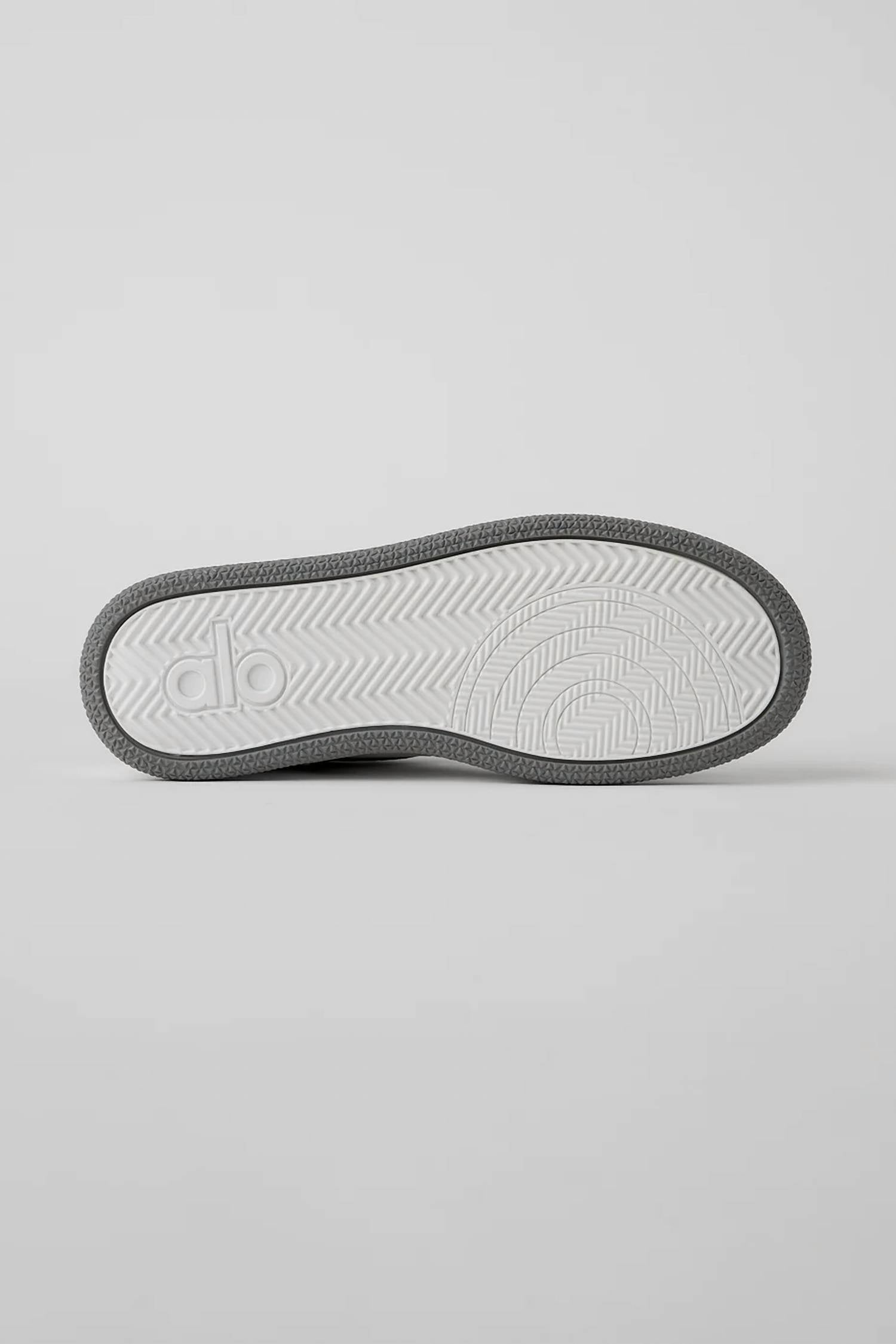 ALO YOGA Men's Recovery Mode Leather Sneakers in gray white - men's sneaker - view 4