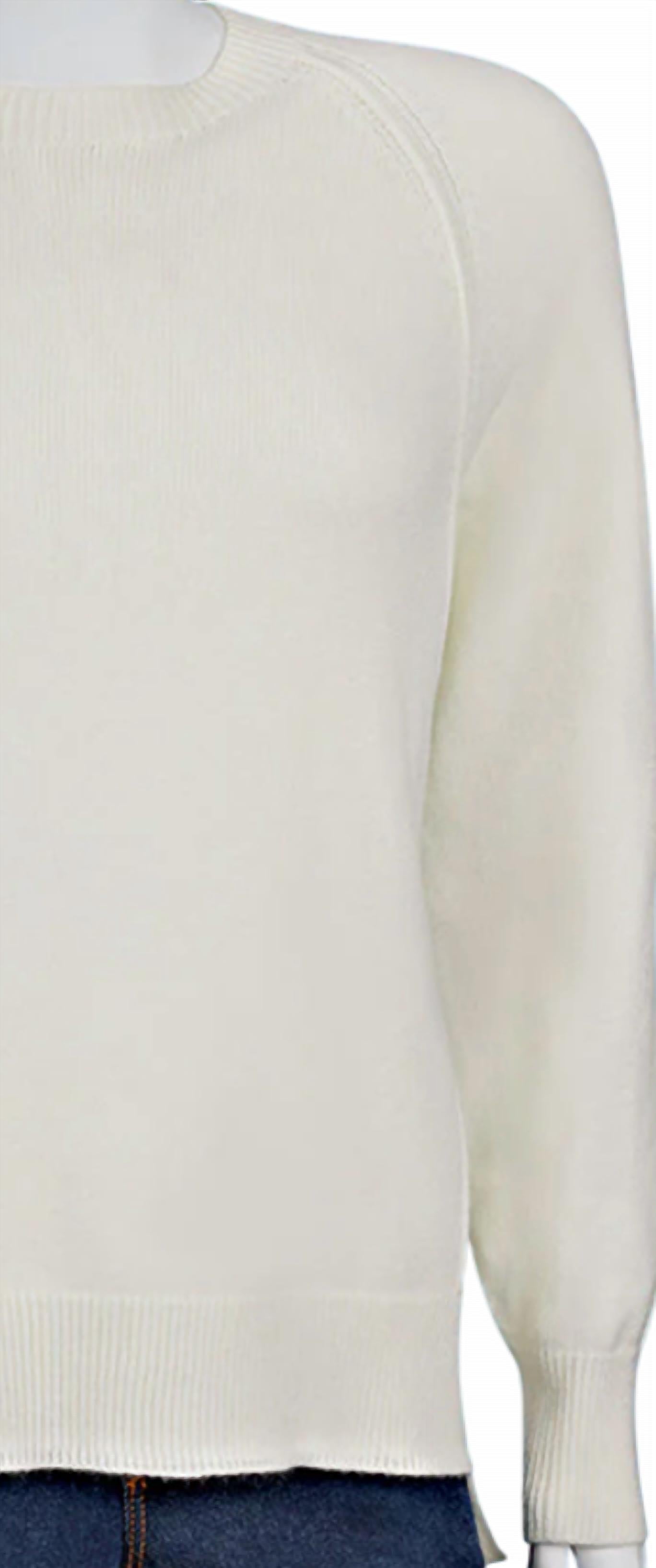Renuar - Luxe Raglan Crewneck Sweater