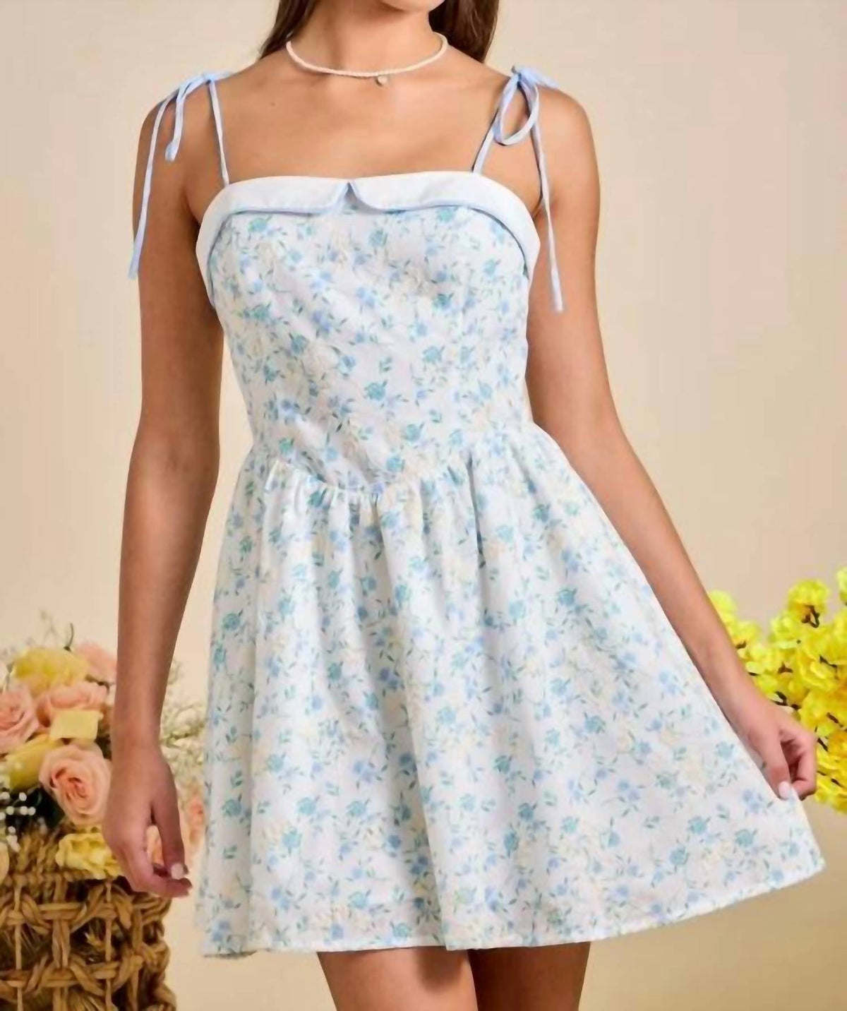 Main Strip - Floral Strappy Summer Sundress