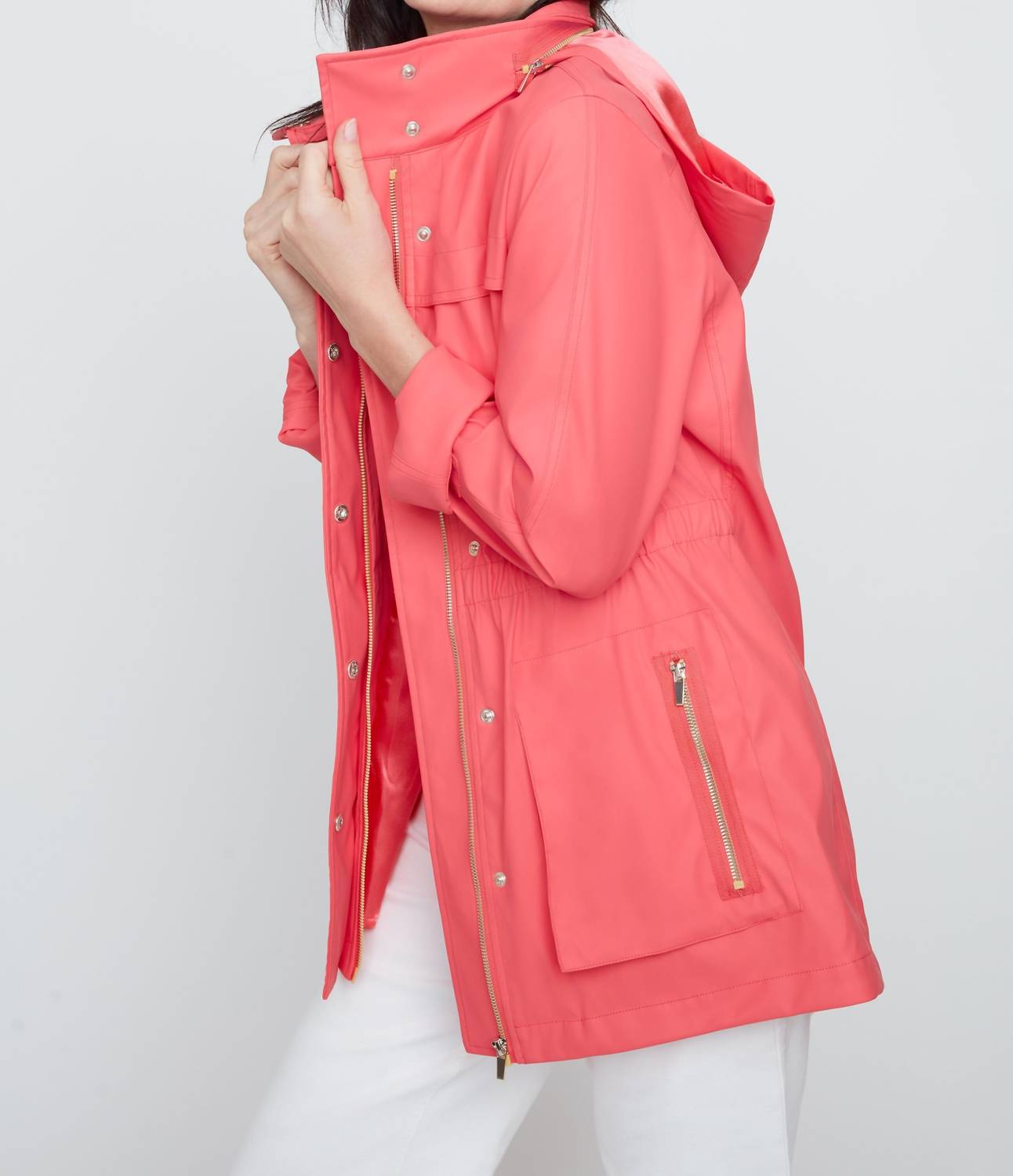 Renuar Let It Rain Rain Jacket in geran - women's jacket - view 5