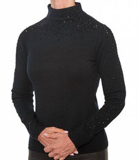 Kinross - Crystal Explosion Turtleneck Sweater
