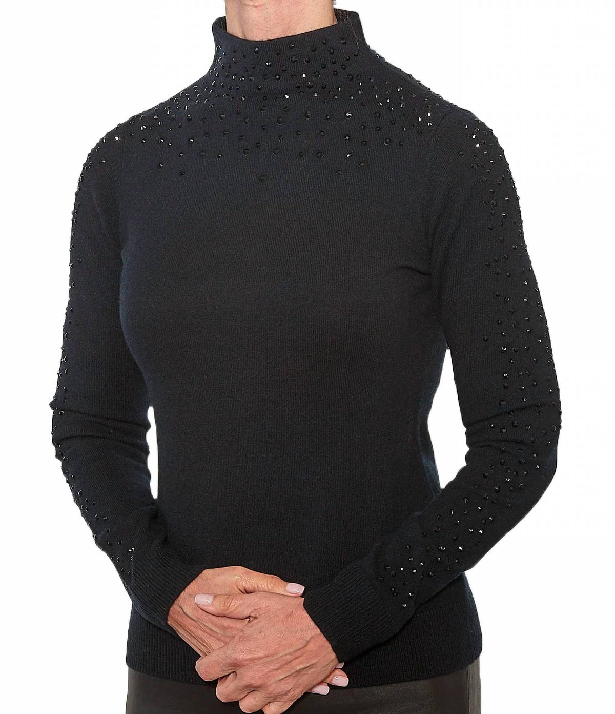 Kinross - Crystal Explosion Turtleneck Sweater