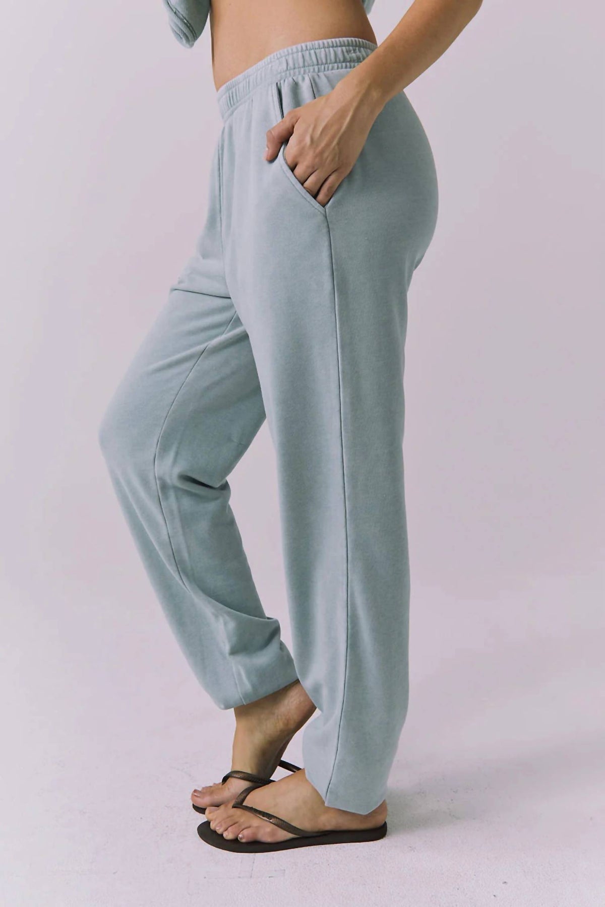 Chaser Mission Pull On Joggers in garden sage - women's pants - detail view