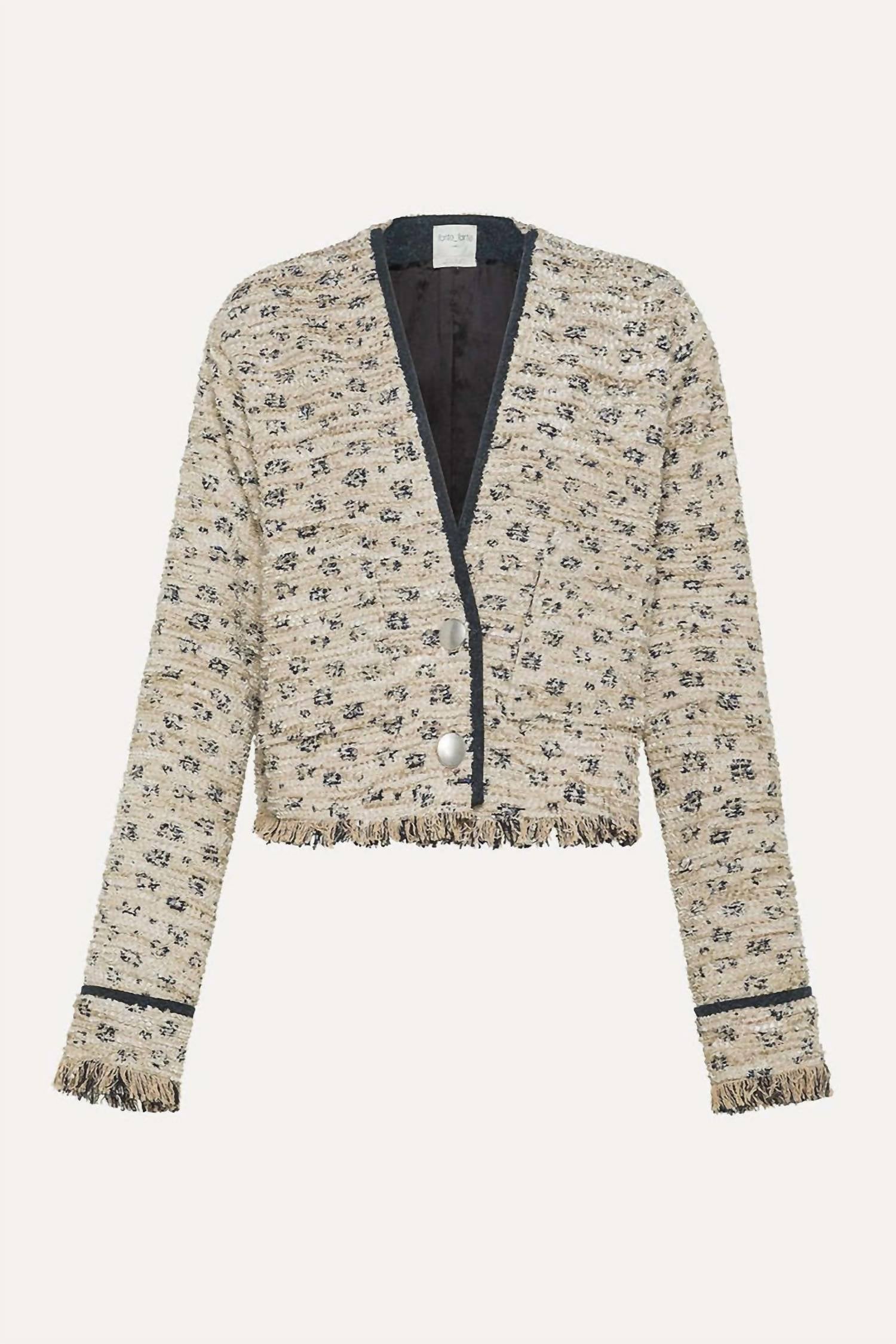 Forte Forte - Women's Tweed Jacquard Cropped Jacket