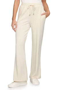 Flags & Anthem Super Soft Wide Leg Pants in oatmeal heather - women's pants