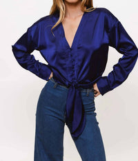 Hutch - Kass Long Sleeve Tie Top