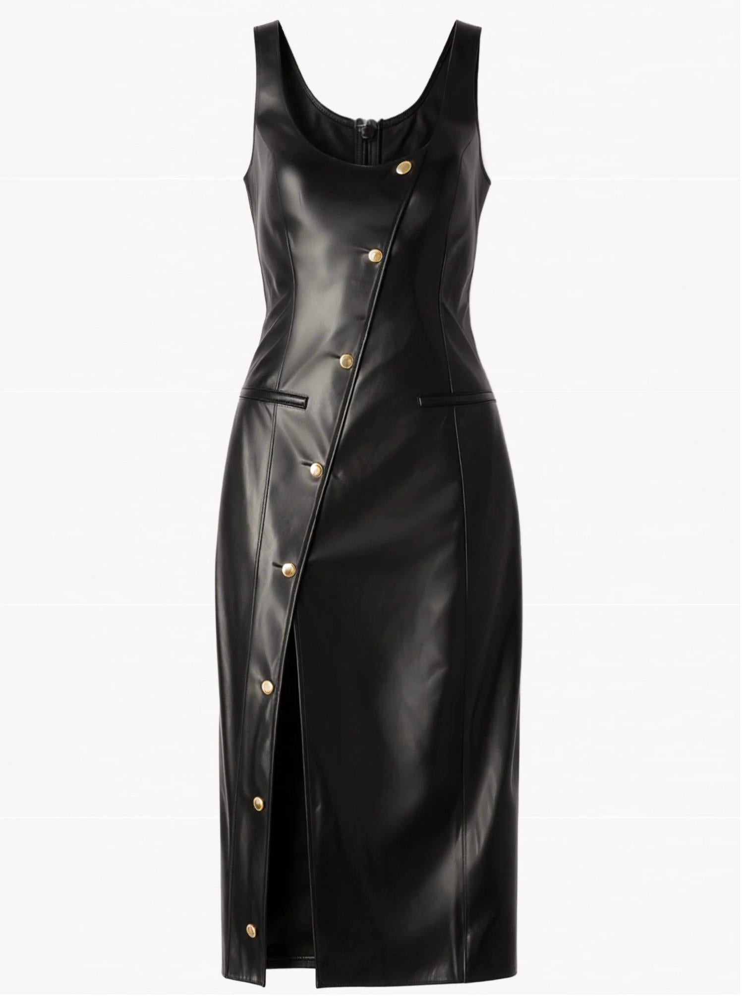 Cami Nyc - Kirby Leather Midi Dress