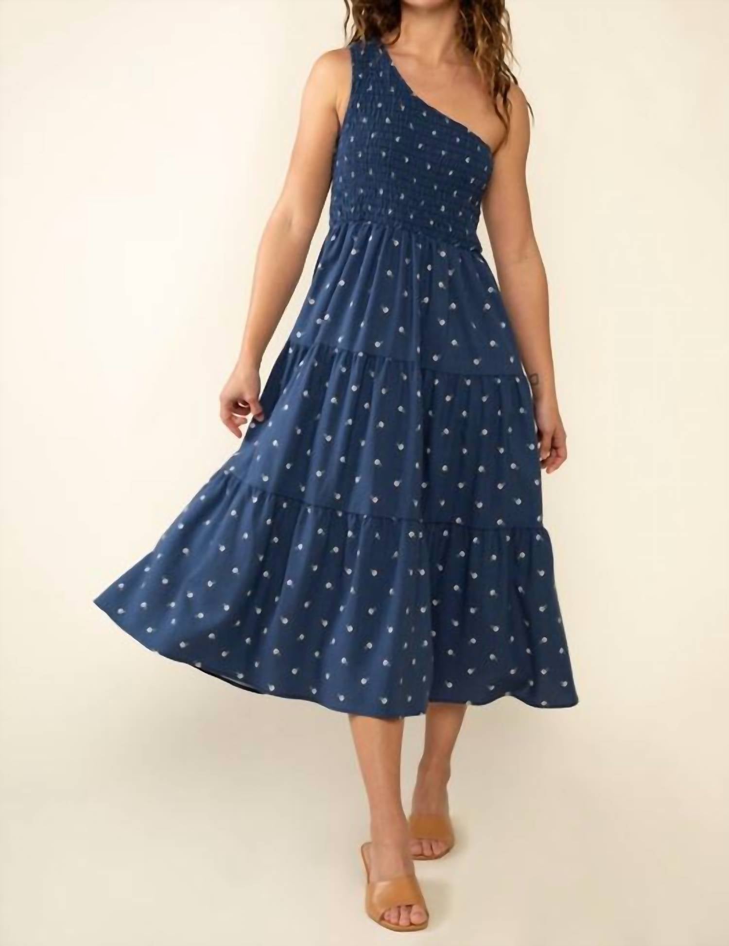 Nlt - Luna One Shoulder Midi Dress