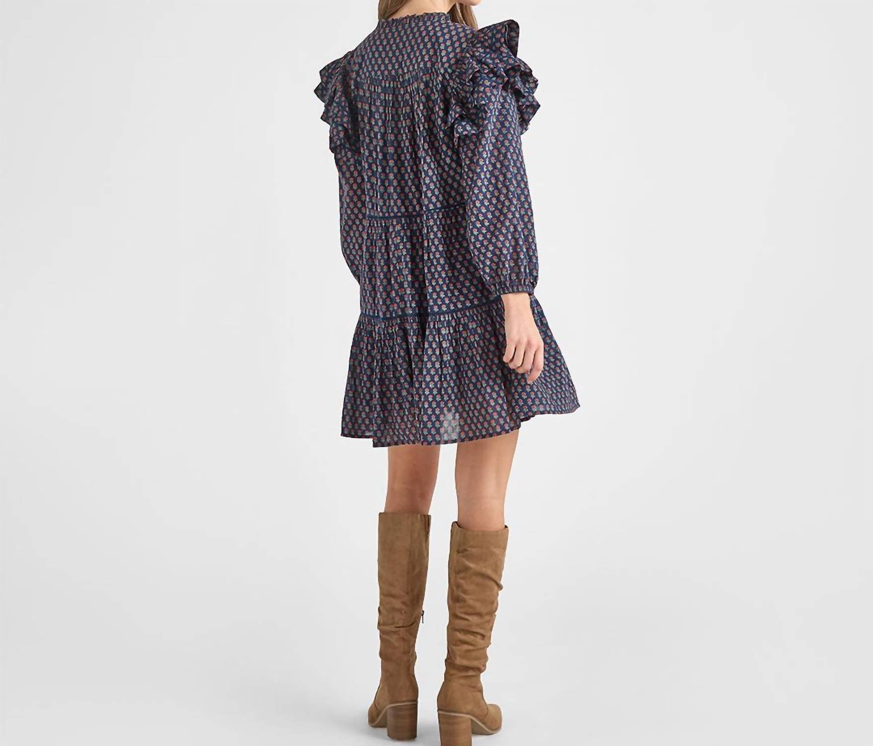 Pink Chicken - Kalani Double Ruffle Mini Dress