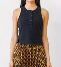 Nation Ltd - Bree Button Front Tank Top