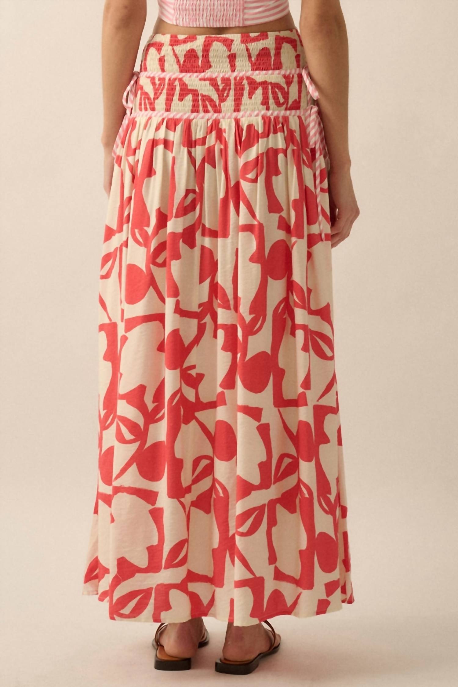 Promesa - Abstract Floral Skirt