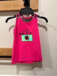 Deux Par Deux - Girl's Mesh Back Tank
