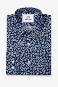 Alynn - Men's Brooks Floral Untuckable Dress Shirt