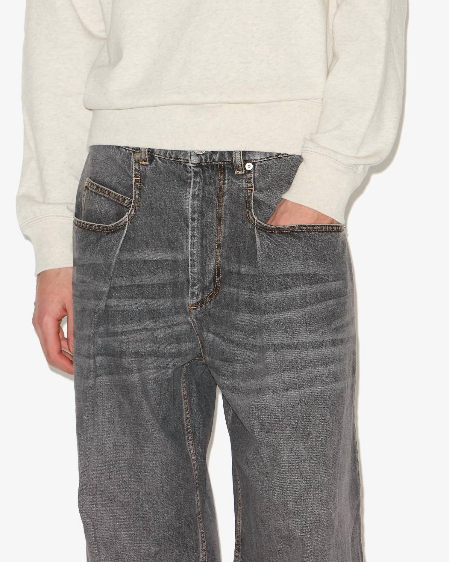 Isabel Marant - Janael High Rise Loose Fit Jeans