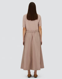 Herno - Glam Knit Tafetta Dress