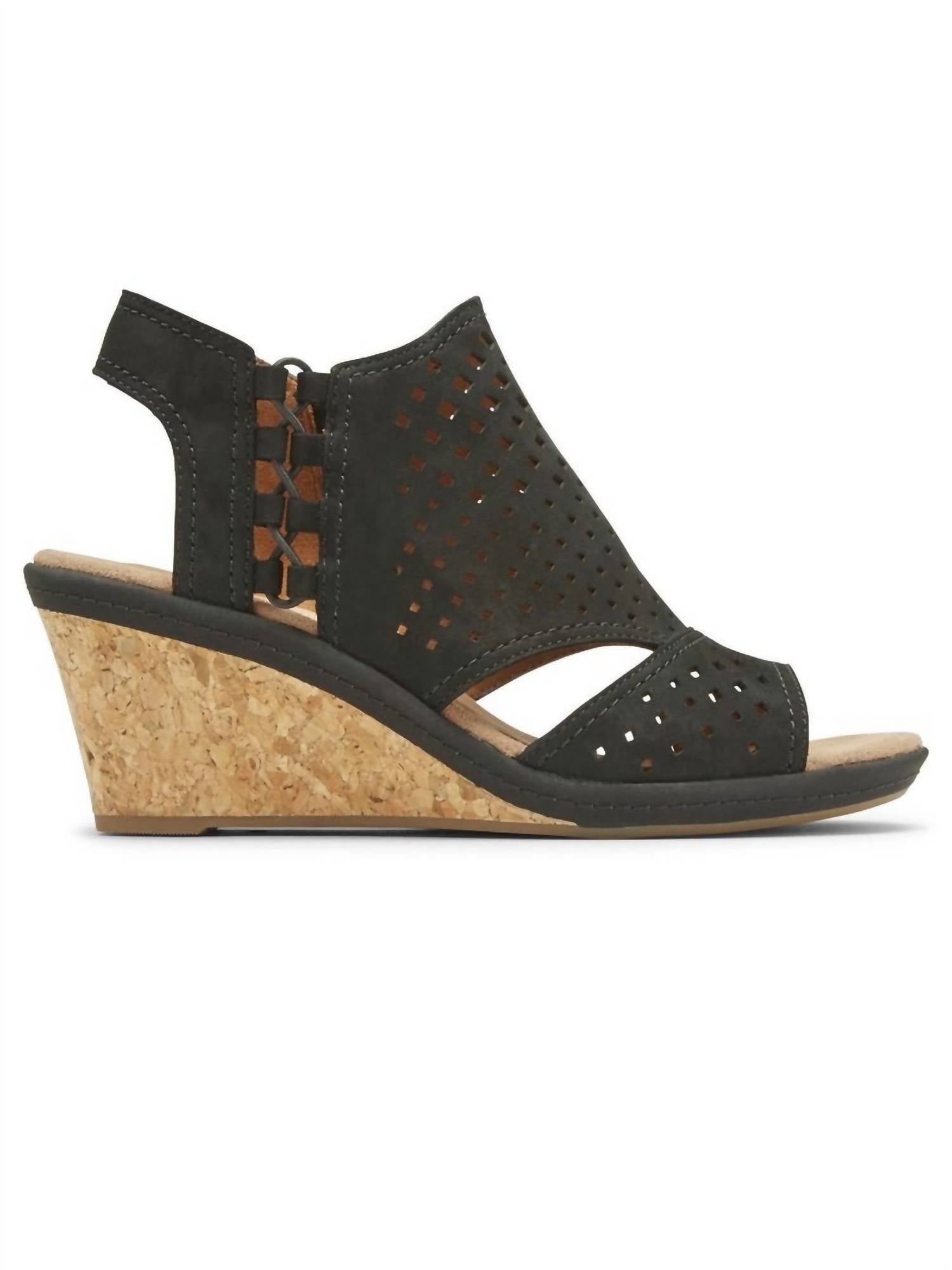 Rockport - Women's Janna 2 Side Bungee Wedge