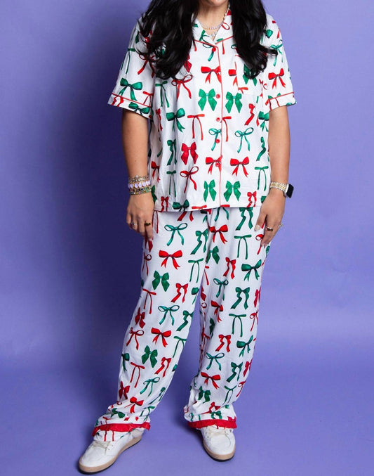 Jess Lea - Holiday Cheer & Bows Pajamas