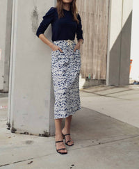 Modivea - Drawstring Midi Skirt