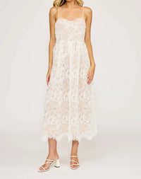 Lucy Paris - Astoria Lace Midi Dress