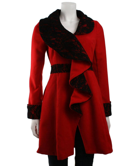 Ryu - Women's Long Sleeve With Lace Detail Jacket