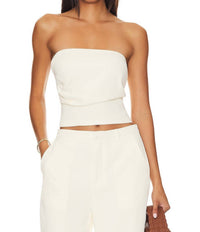 SNDYS. Roma Top in ivory - women's shirt