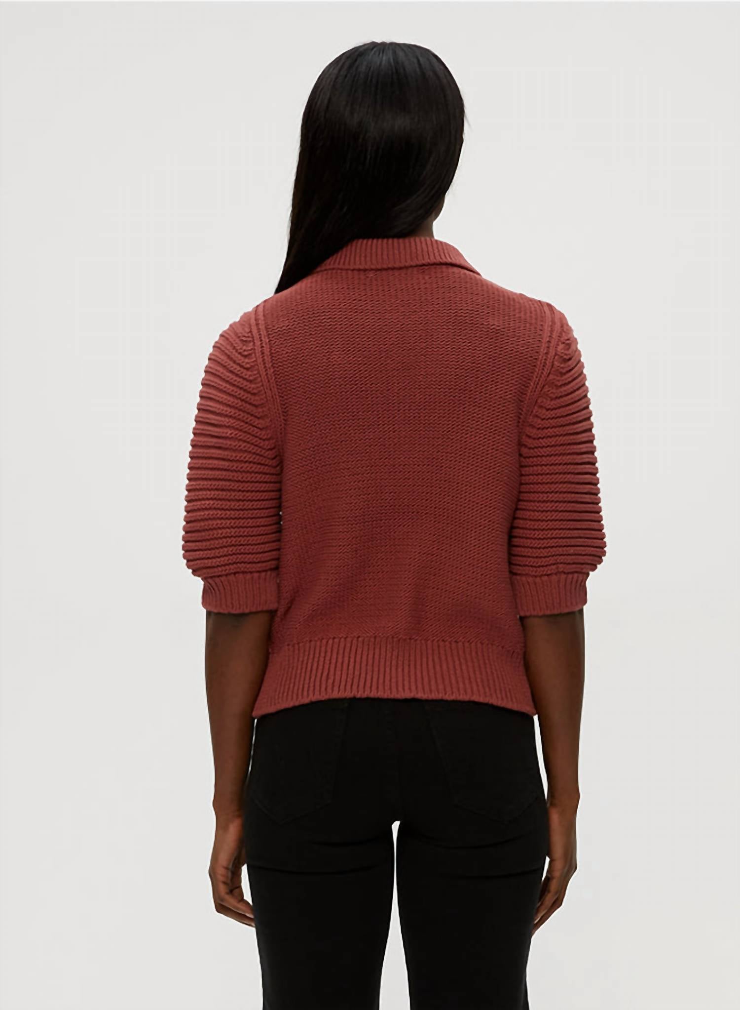 Michael Stars - Marley Collared Popover Sweater
