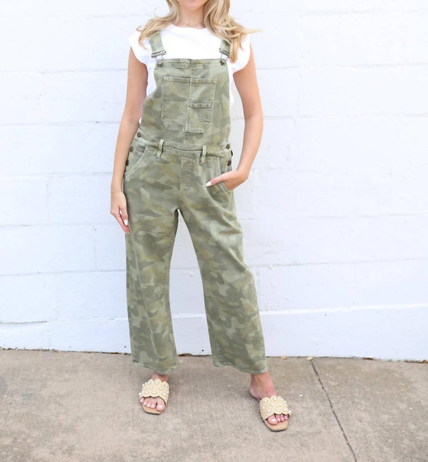 Dear John Denim - Camo Lasso Overalls