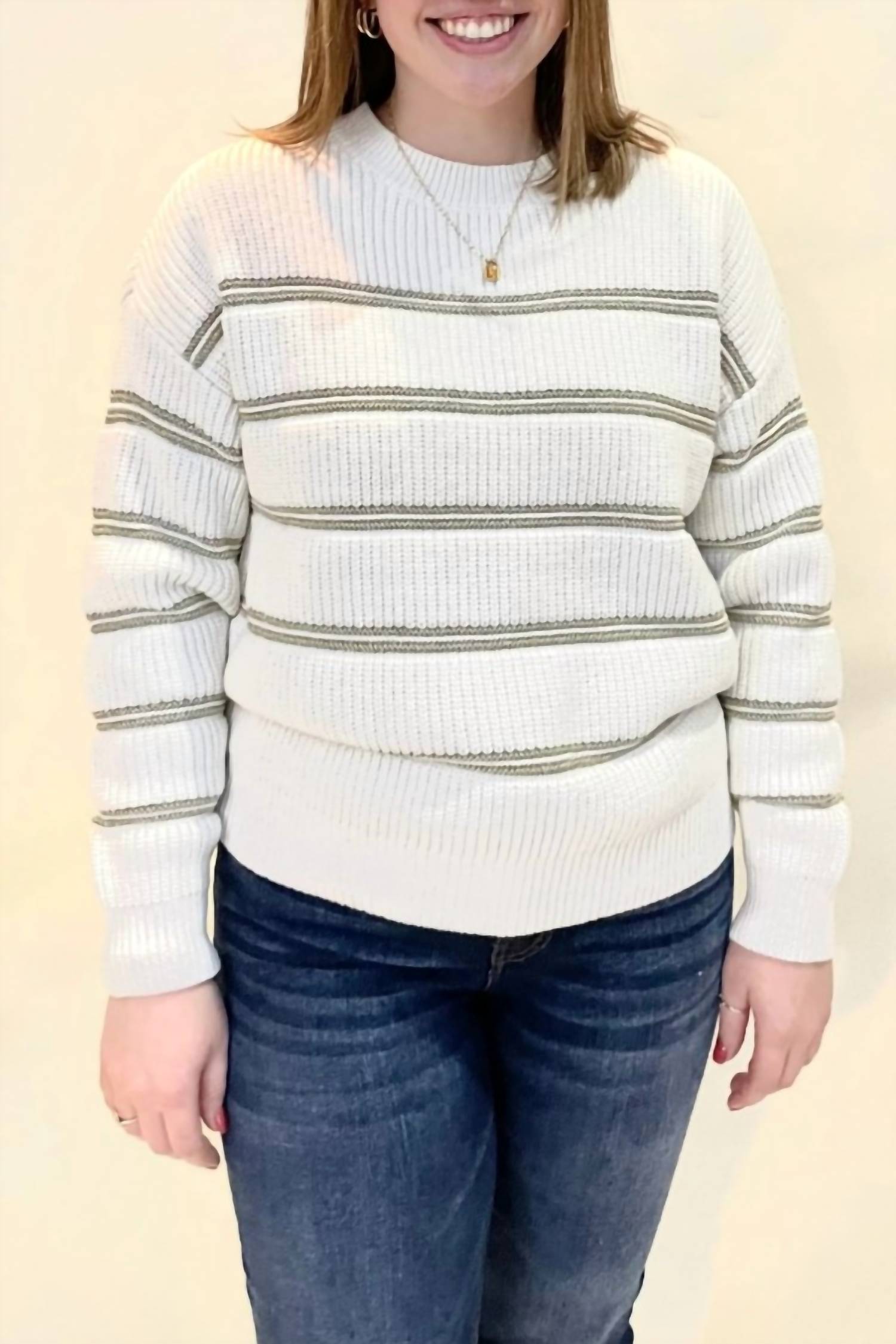 Thread & Supply - Seraphina Metallic Stripe Sweater