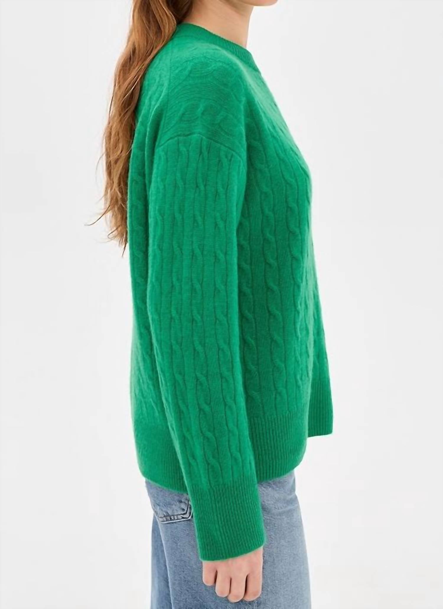 Alex Mill - Crewneck Cashmere Cable Sweater