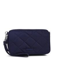 Vera Bradley Women's Rfid All In One Crossbody Bag in one crossbody bag performance twill in classic navy - women's bag