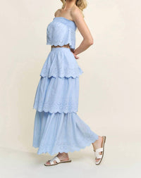 Hersy - Women's Bluebell Eyelet Set