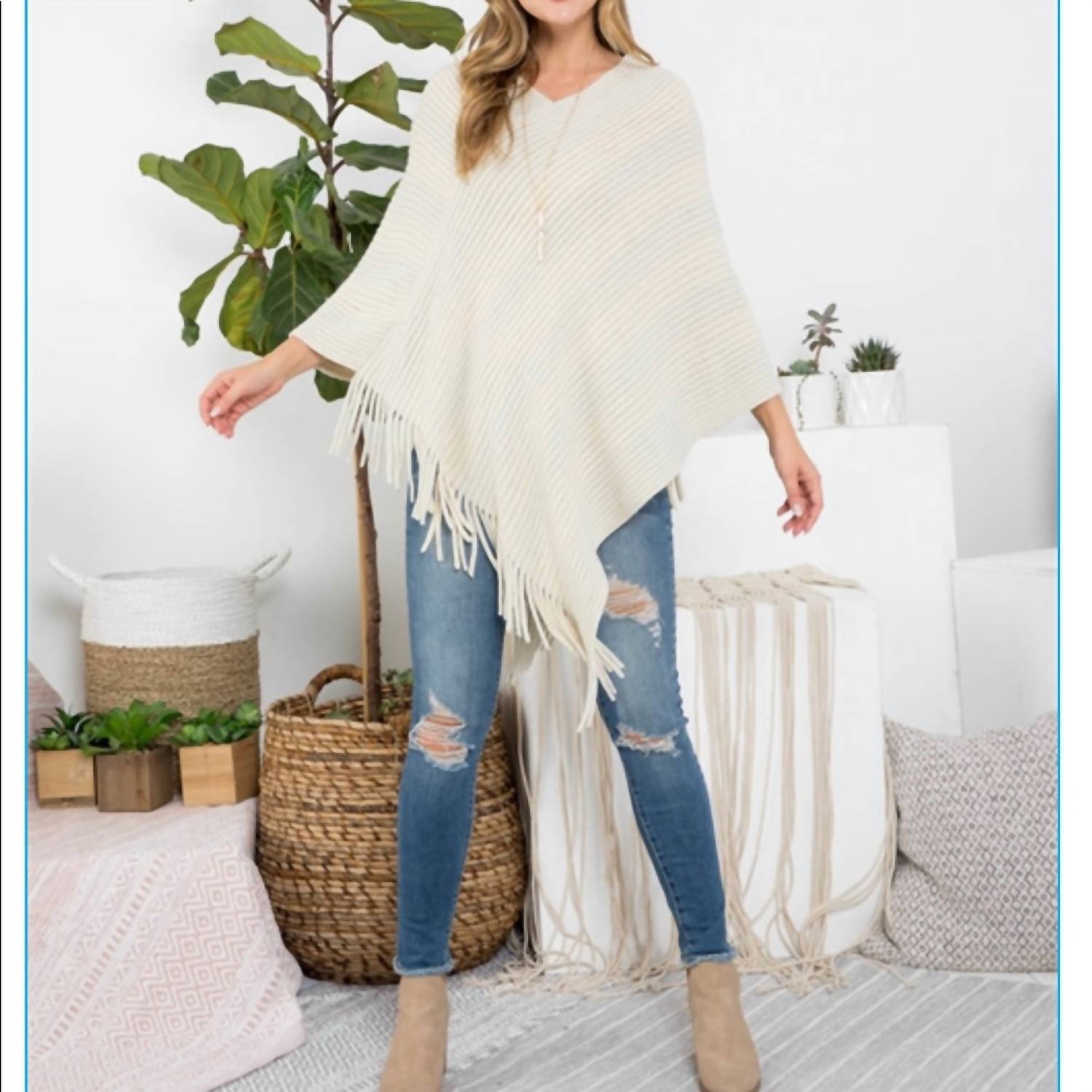 Molly Bracken - Women's Knitted Poncho