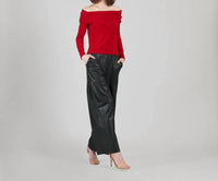 Clara Sun Woo - Ruched Off-shoulder Top
