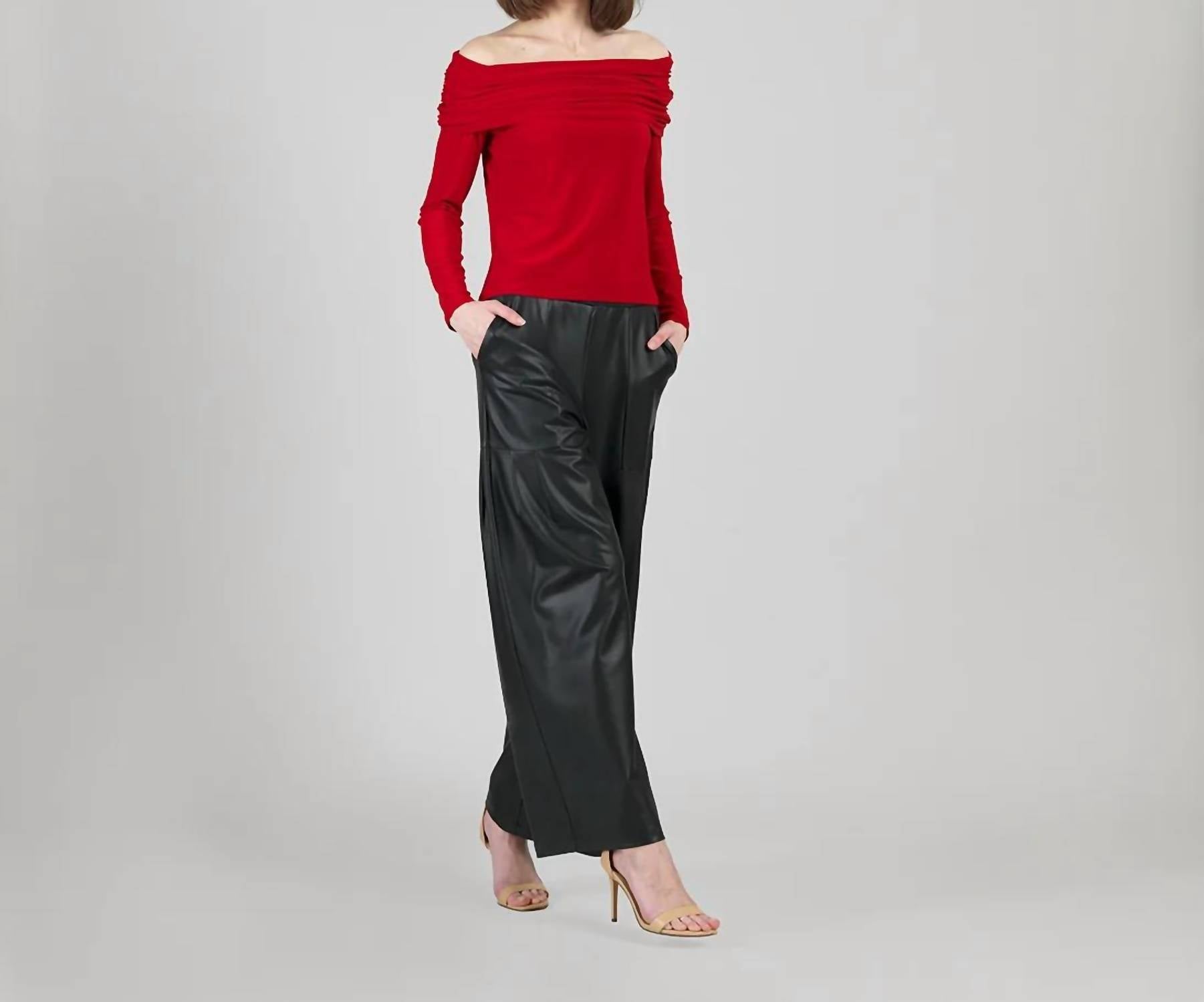Clara Sun Woo - Ruched Off-shoulder Top