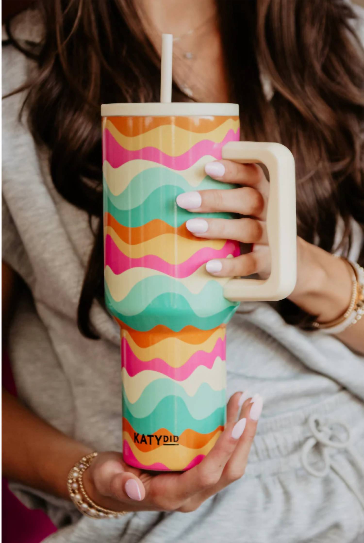 Katydid - Neon Abstract Colors Tumbler