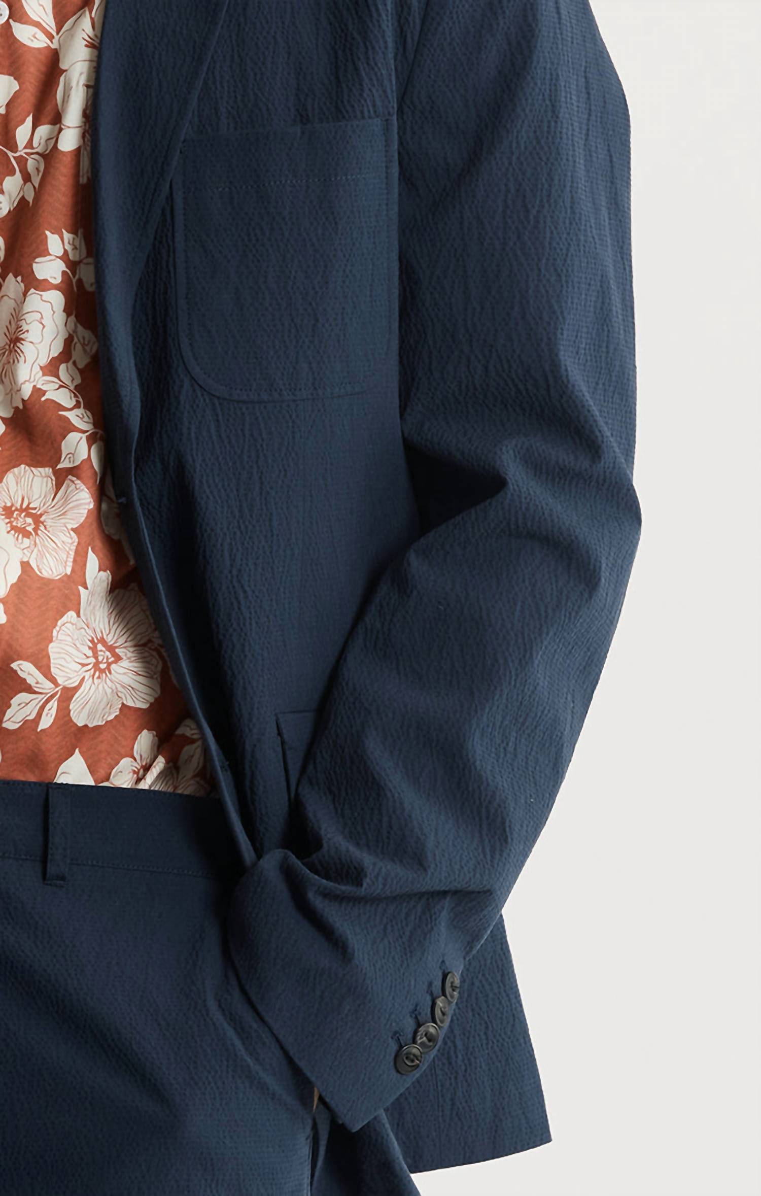 Jachs New York - Seersucker Nantucket Long Sleeve Blazer