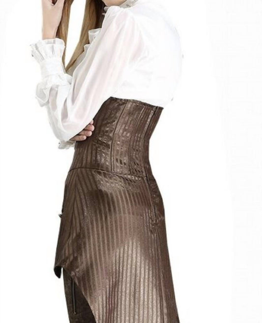 Pentagramme - Gothic Military Style Waist Cincher